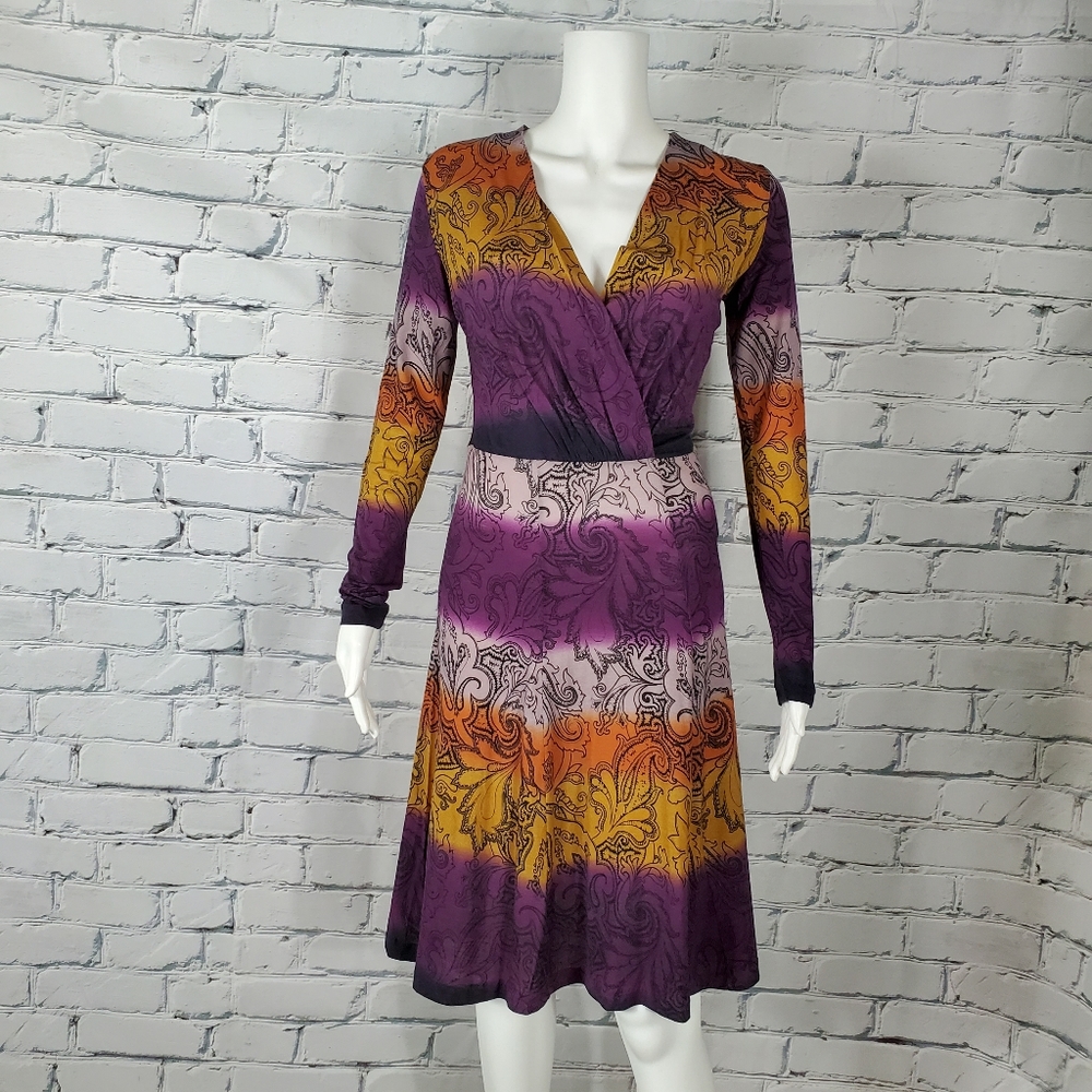Etro Paisley Dip Dye Dress